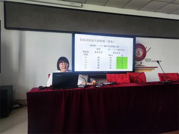 众行致远齐分析,踔厉同心共前行——市七中第三教学部召开高一(下)